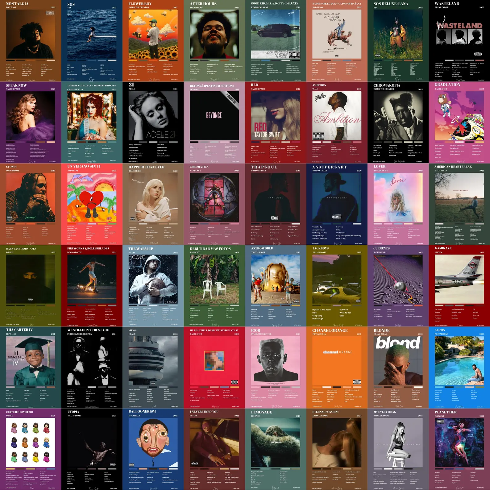 Music Albums Background